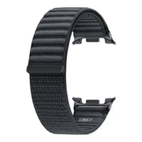 Curea din material textil Samsung ET-SVL33 pentru Galaxy Watch8 și Watch8 Classic, mărime M/L, cu scai, lungime reglabilă, culoare grafit 1