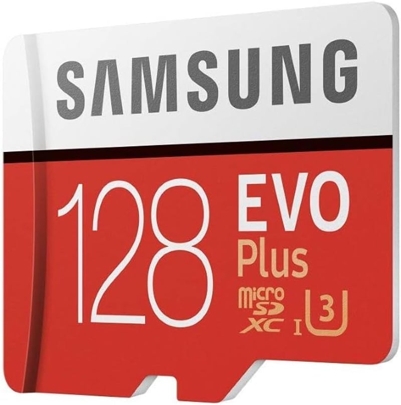 Samsung EVO Plus Micro SDXC 128GB memóriakártya 100MB/s Class 10 U3 SD adapterrel - 128 GB, Class 10 - U3