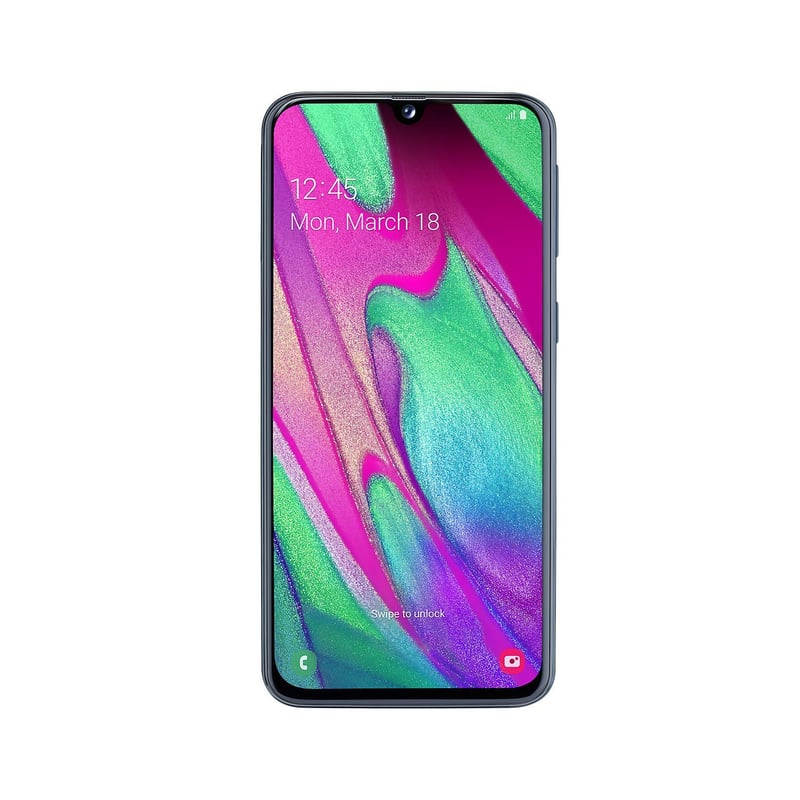 Smartfón Samsung Galaxy A40 Dual SIM 64 GB - čierny (repasovaný)