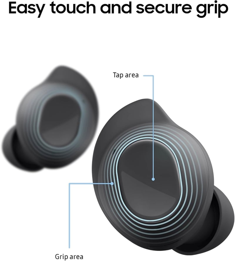 Samsung Galaxy Buds FE Bluetooth Fülhallgató Grafit, Kényelmes Illeszkedés, Érintésvezérlés
