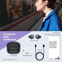 Căști wireless Samsung Galaxy Buds Pro, Anulare activă a zgomotului, Sunet ambiental, IPX7, Încărcare wireless, Negru 9