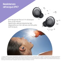 Căști wireless Samsung Galaxy Buds Pro, Anulare activă a zgomotului, Sunet ambiental, IPX7, Încărcare wireless, Negru 6