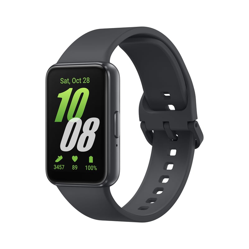 Inteligentné hodinky, fitnes náramok a monitor aktivity Samsung Galaxy Fit3 v sivej farbe