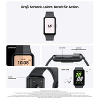 Inteligentné hodinky, fitnes náramok a monitor aktivity Samsung Galaxy Fit3 v sivej farbe 2