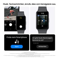 Inteligentné hodinky, fitnes náramok a monitor aktivity Samsung Galaxy Fit3 v sivej farbe 6