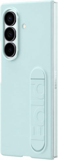 Samsung Galaxy Z Fold7 szilikon tok ujjtartóval, ütésálló védőtok, menta zöld - mint 4