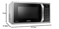 Kombinovaná mikrovlnná rúra s grilom Samsung Smart Oven, 28 l – Na bočnej strane výrobku je preliačina spôsobená prepravou (stav: pozri 2. obrázok) 9