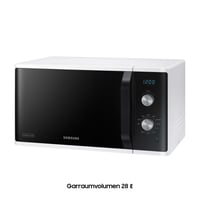Cuptor cu microunde Samsung MG23K3614AW/EG cu grill, 23 litri, 800 W, element de grill mare, interior ceramic, alb 3