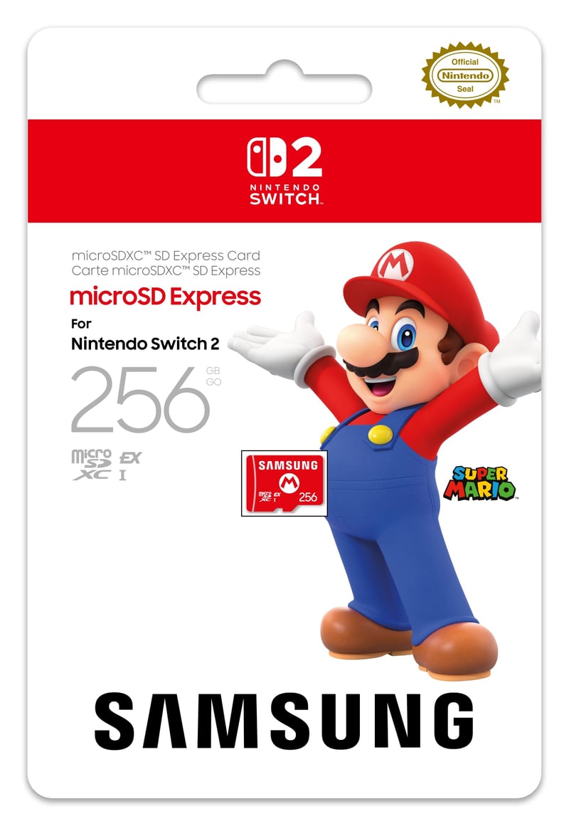 Pamäťová karta Samsung microSD Express Nintendo Edition – 256 GB