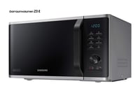 Mikrovlnná rúra Samsung MS2AK3515AS/EG, 800 W, 23 litrov, šírka 48,9 cm, keramický smaltovaný vnútorný povrch, QuickDefrost, strieborná 3