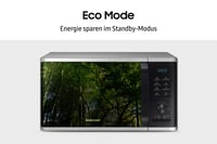 Mikrovlnná rúra Samsung MS2AK3515AS/EG, 800 W, 23 litrov, šírka 48,9 cm, keramický smaltovaný vnútorný povrch, QuickDefrost, strieborná 6