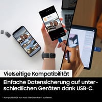 USB kľúč Samsung MUF-128DA USB-C 128 GB, rýchlosť čítania 400 MB/s, rýchlosť zápisu 60 MB/s, USB 3.1, modrý, pre notebooky, tablety a smartfóny 4