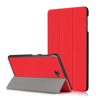 Kožené flipové puzdro Samsung SKYTAR na Galaxy Tab A 10.1 SM-T580N/T585N (2016) s funkciou stojana, červené 1
