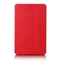 Kožené flipové puzdro Samsung SKYTAR na Galaxy Tab A 10.1 SM-T580N/T585N (2016) s funkciou stojana, červené 2