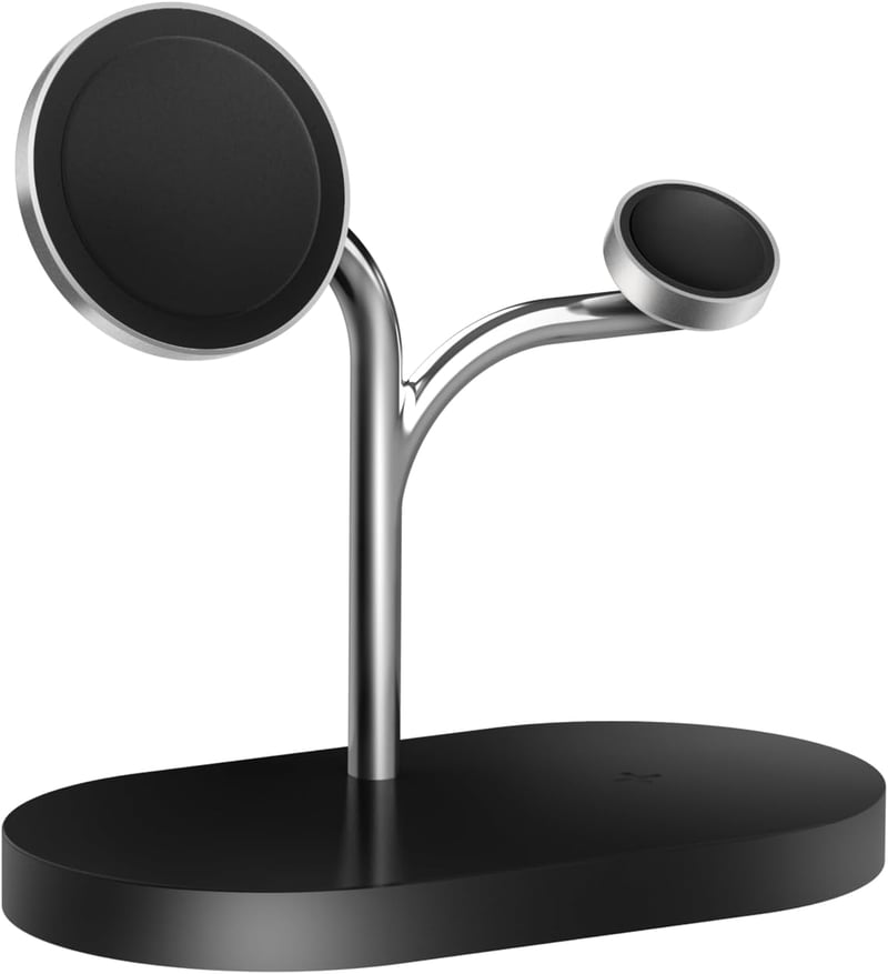 Samsung Wits 3az1-ben Wireless Mágneses Qi2 Töltőállomás Galaxy Telefon Óra Fülhallgató USB-C 15W