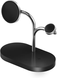 Samsung Wits 3az1-ben Wireless Mágneses Qi2 Töltőállomás Galaxy Telefon Óra Fülhallgató USB-C 15W 3