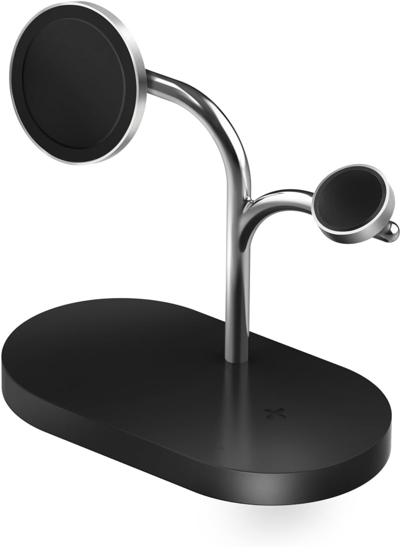 Samsung Wits 3az1-ben Wireless Mágneses Qi2 Töltőállomás Galaxy Telefon Óra Fülhallgató USB-C 15W