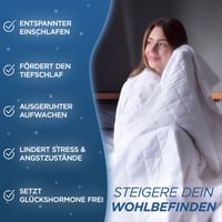 Samthus vážená prikrývka 135x200 cm 6 kg terapeutická deka s certifikátom Oeko-Tex 3