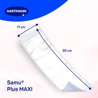 Pôrodné vložky Samu Maxi Plus 56 ks - Pupil Pads popôrodné hygienické vložky 5