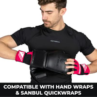 Sanabul Essential Gel Boxkesztyű Kickboxinghoz és Edzéshez 7