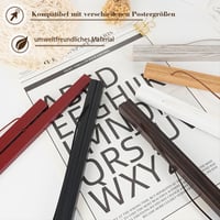 Sanauto Mágneses Fa Plakátrúd Teak 50cm - Képkeret Függesztő Rendszer 4