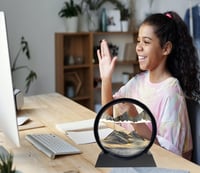 SANDCLE 3D Homokképek Forgó Kerek Üvegkeret, Mozgó Homokművészet Dekoráció 3