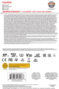 Pamäťová karta SanDisk Extreme microSDXC UHS-I 128 GB + adaptér + RescuePRO Deluxe, pre akčné kamery a drony, 190 MB/s, A2, U3, V30, Class 10 6