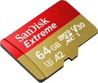 Pamäťová karta SanDisk Extreme microSDXC UHS-I 64 GB pre akčné kamery a drony + adaptér + RescuePRO Deluxe (170 MB/s, A2, Class 10, U3, V30) 2