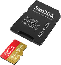 Pamäťová karta SanDisk Extreme microSDXC UHS-I 64 GB pre akčné kamery a drony + adaptér + RescuePRO Deluxe (170 MB/s, A2, Class 10, U3, V30) 4