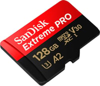 SanDisk Extreme PRO 128GB microSDXC memóriakártya adapter és RescuePRO szoftverrel 2