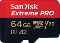 SanDisk Extreme PRO 64GB microSDXC kártya SD adapterrel, 200MB/s, A2, U3, V30 1