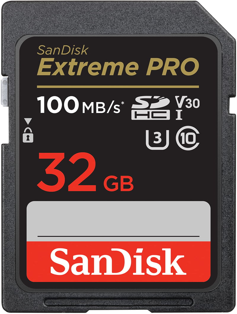 Pamäťová karta SanDisk Extreme PRO SDHC UHS-I, U3, V30, 100 MB/s – 32 GB