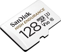 SanDisk High Endurance 128GB microSDXC memóriakártya adapterrel autós kamerához - 128 GB, High endurance 2