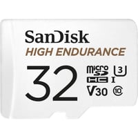 Pamäťová karta SanDisk High Endurance 32 GB microSDHC + adaptér - Pre autokamery a bezpečnostné kamery, rýchlosť čítania 100 MB/s, V30, 1