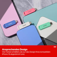 SanDisk Phone Drive USB Type-C 512GB pendrive okostelefon táblagép számítógép - 512 GB, Seastar Pink 8