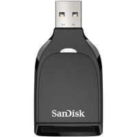 Cititor de carduri SanDisk QuickFlow SD UHS-I cu conector USB-A, viteză de citire de 250 MB/s, viteză de scriere de 150 MB/s, USB 3.2 Gen 1 1