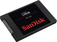 SanDisk Ultra 3D SSD 550MB/s olvasási sebesség 525MB/s írási sebesség 1