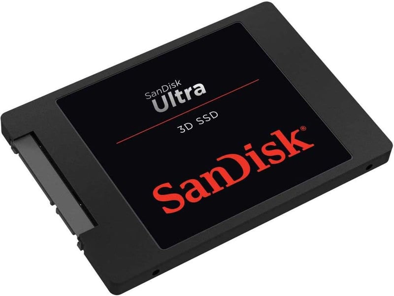 SanDisk Ultra 3D SSD 550MB/s olvasási sebesség 525MB/s írási sebesség