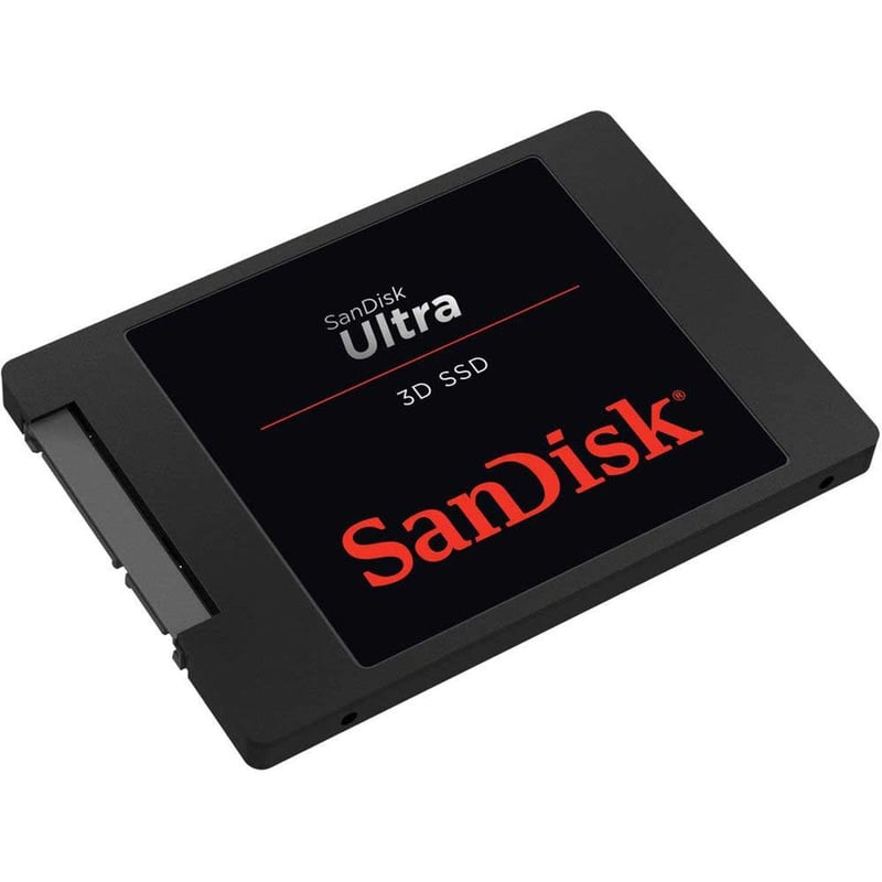 SSD SanDisk Ultra 3D, rýchlosť čítania 550 MB/s, rýchlosť zápisu 525 MB/s