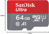 SanDisk Ultra microSDXC UHS-I memóriakártya SD adapterrel - 64 GB 7