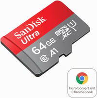 SanDisk Ultra microSDXC UHS-I memóriakártya SD adapterrel - 64 GB 2