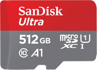 SanDisk Ultra Android microSDXC 512 GB + adapter - 150 MB/s, A1, U1 1