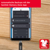 USB kľúč SanDisk Ultra Dual Drive Go USB Type-C 256 GB, čierny, konektory USB-C a USB-A, 400 MB/s, úložisko pre smartfóny so systémom Android, pútko na kľúče 6