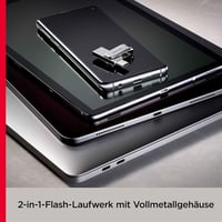 SanDisk Ultra Dual Drive Luxe USB-C 128GB mobil tárhelymegoldás 400MB/s - 128 GB, silver, Dual Drive Luxe 2