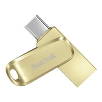 SanDisk Ultra Dual Drive Luxe USB Type-C a Type-A kľúč 256 GB zlatý, rýchlosť čítania 400 MB/s, kompatibilný so smartfónmi a PC 1