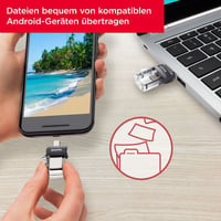 USB kľúč SanDisk Ultra Dual Drive m3.0 128 GB pre mobilné zariadenia s rýchlosťou čítania až 130 MB/s 2