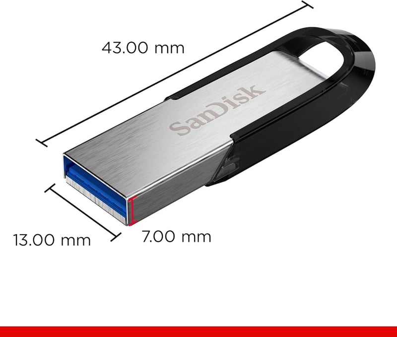 SanDisk Ultra Flair 128GB USB 3.0 Pendrive Fekete 130MB/s - 128 GB, black