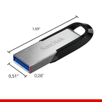 USB kľúč SanDisk Ultra Flair USB 3.0 256 GB – rýchlosť čítania 150 MB/s, kovové telo, ochrana heslom, čierny 7