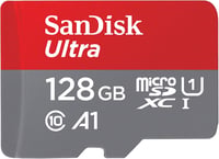 SanDisk Ultra microSDXC 128GB Android memóriakártya adapter Full HD A1 Class 10 - Ultra Android, 128 GB, Single Pack 1