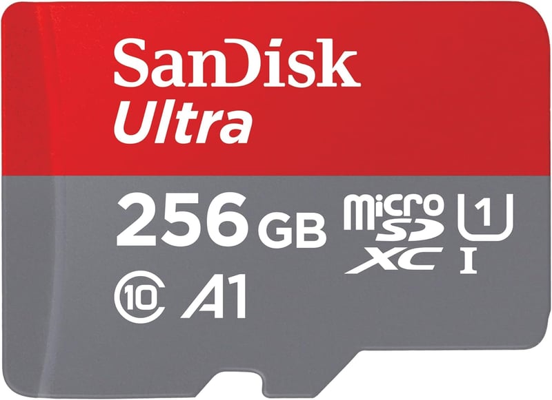SanDisk Ultra microSDXC 256GB Android memóriakártya adapter A1 Class 10 U1 - Ultra Android, 256 GB, Single Pack